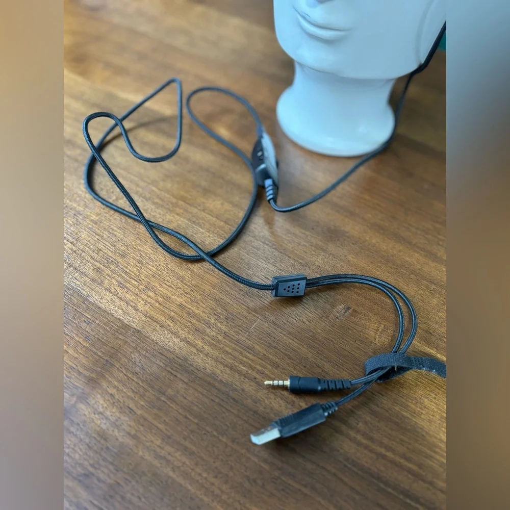 Blue and Black Gaming Headset